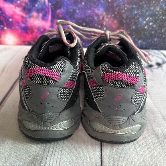 Asics Gel Venture 4 Trail Running Shoes Grey, Pink, Silver T383N Women Sz 11.5 - Picture 2 of 10